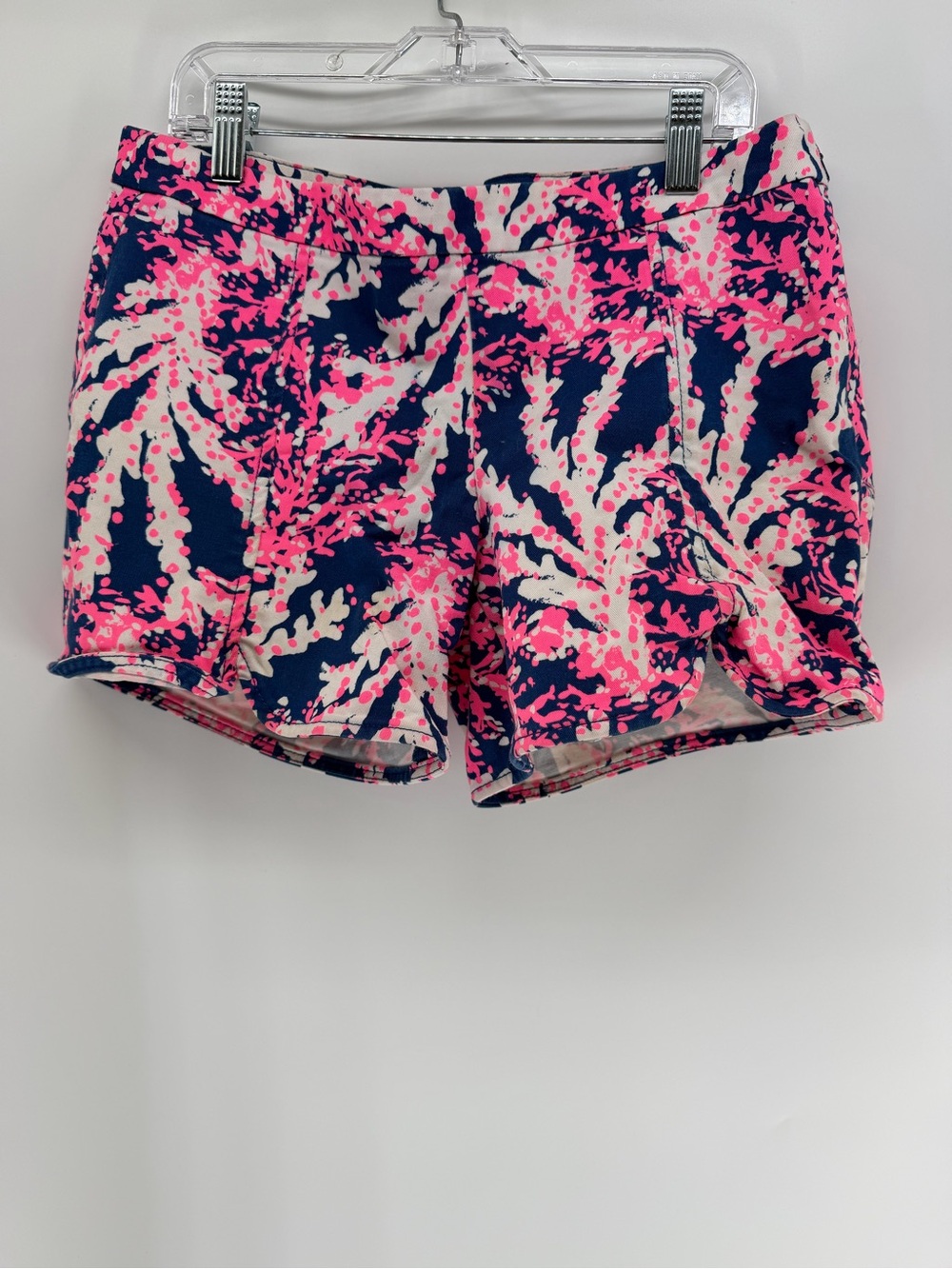 Lilly Pulitzer Callahan Navy, Hot Pink & White Floral Shorts